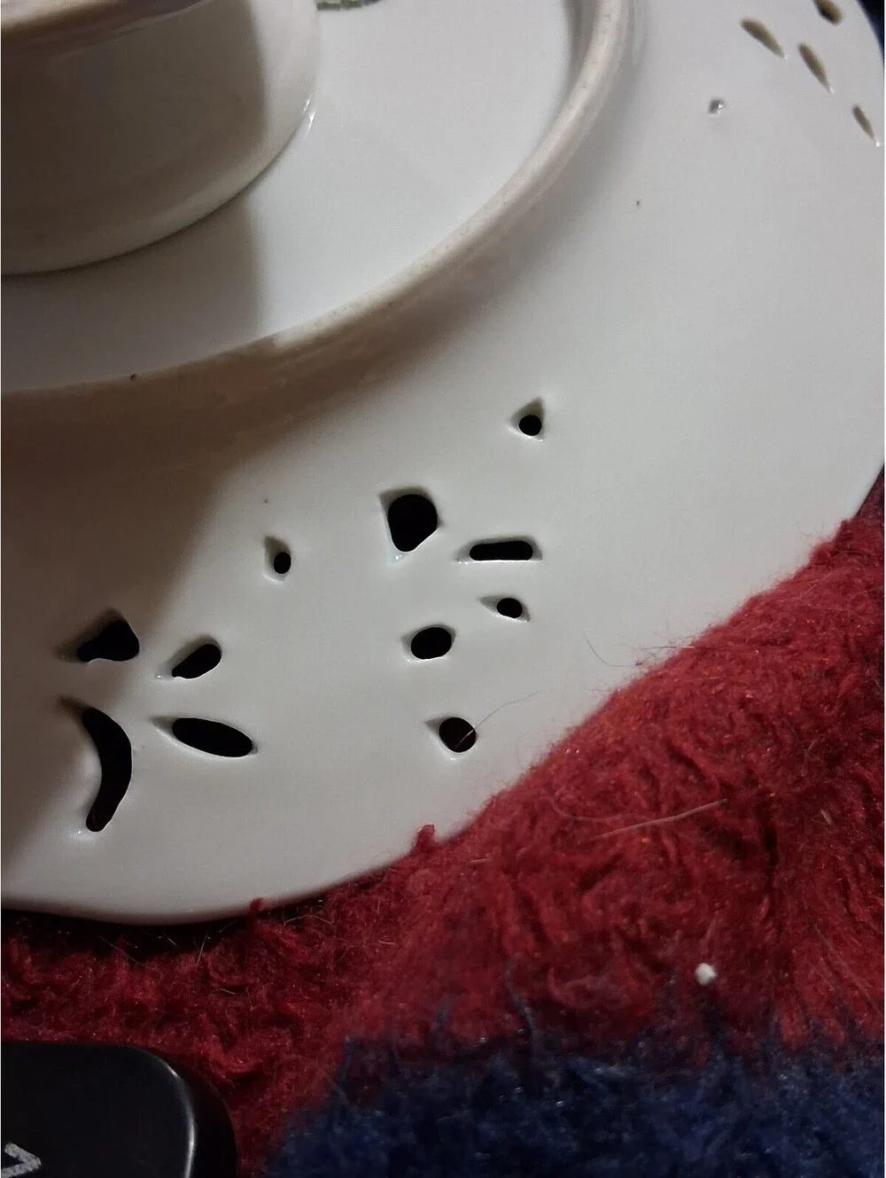 Union T Porcelain Floral and Bird Decorative Plate